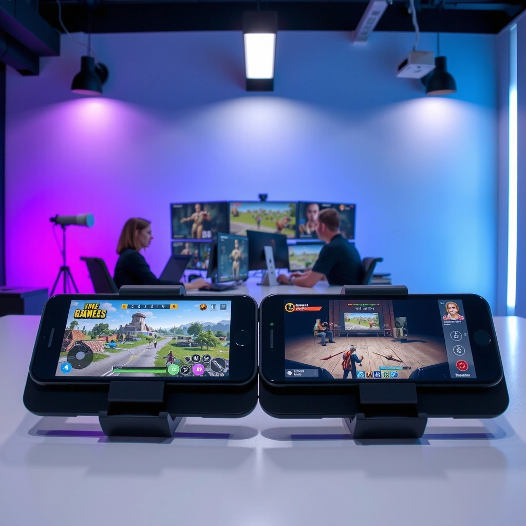 Desarrollo de juegos móviles en acción